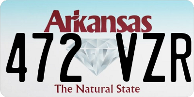 AR license plate 472VZR