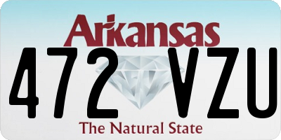 AR license plate 472VZU