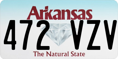 AR license plate 472VZV