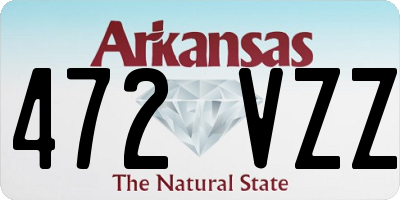 AR license plate 472VZZ