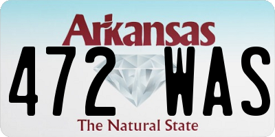 AR license plate 472WAS