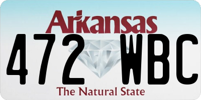 AR license plate 472WBC