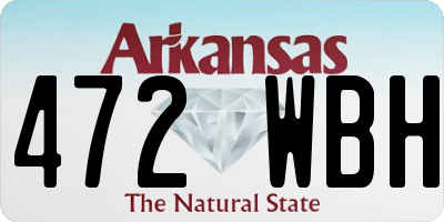 AR license plate 472WBH