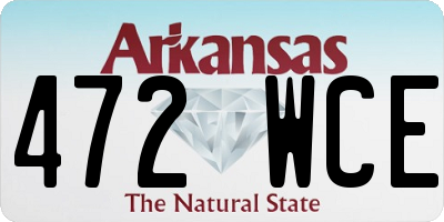 AR license plate 472WCE