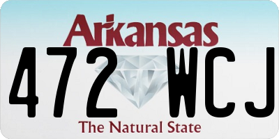 AR license plate 472WCJ