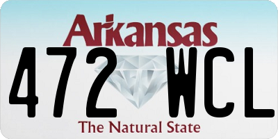 AR license plate 472WCL