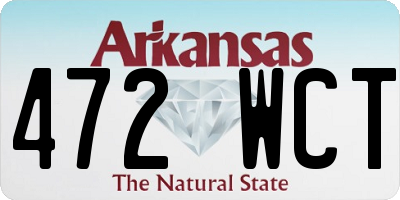 AR license plate 472WCT