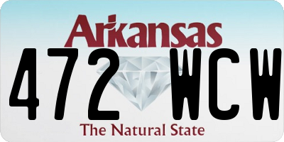 AR license plate 472WCW