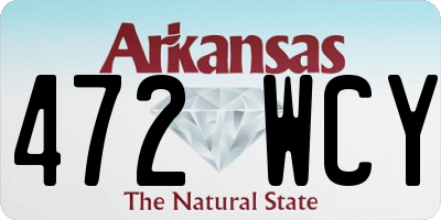 AR license plate 472WCY