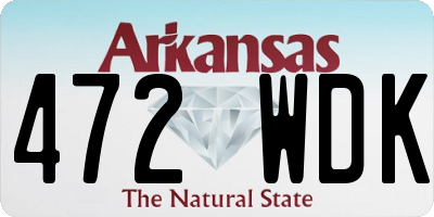 AR license plate 472WDK
