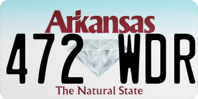 AR license plate 472WDR