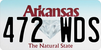 AR license plate 472WDS