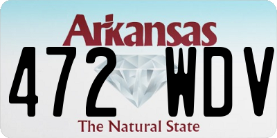 AR license plate 472WDV