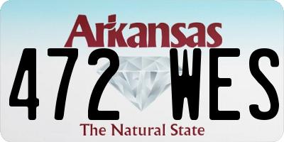 AR license plate 472WES