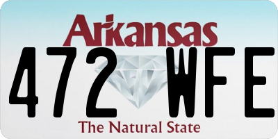AR license plate 472WFE