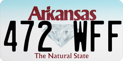 AR license plate 472WFF