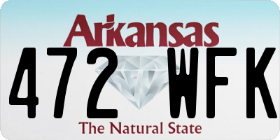 AR license plate 472WFK