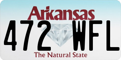 AR license plate 472WFL