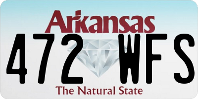 AR license plate 472WFS