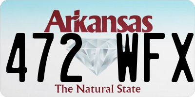 AR license plate 472WFX