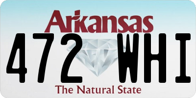 AR license plate 472WHI