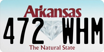 AR license plate 472WHM