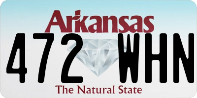 AR license plate 472WHN