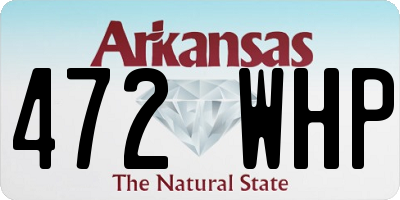 AR license plate 472WHP