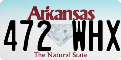 AR license plate 472WHX