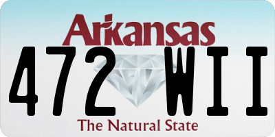 AR license plate 472WII