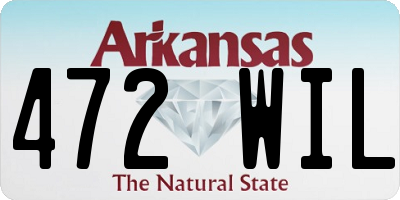 AR license plate 472WIL