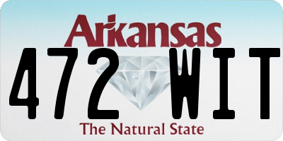 AR license plate 472WIT