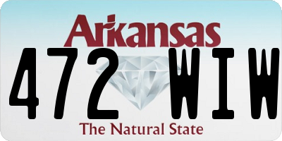 AR license plate 472WIW