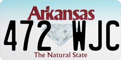 AR license plate 472WJC