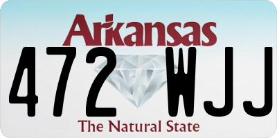 AR license plate 472WJJ