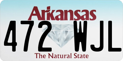 AR license plate 472WJL