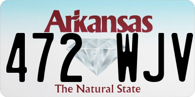 AR license plate 472WJV