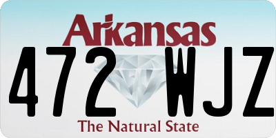 AR license plate 472WJZ