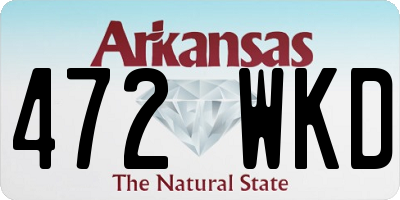 AR license plate 472WKD