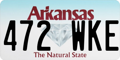 AR license plate 472WKE