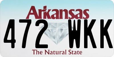 AR license plate 472WKK