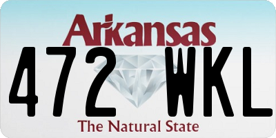 AR license plate 472WKL