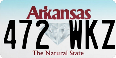 AR license plate 472WKZ