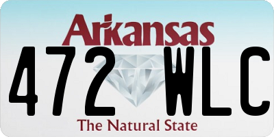 AR license plate 472WLC