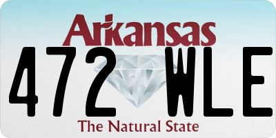 AR license plate 472WLE
