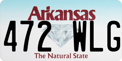 AR license plate 472WLG