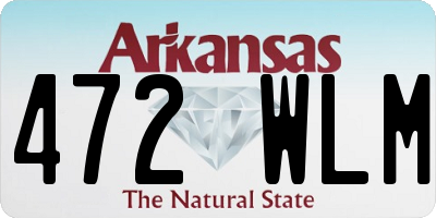 AR license plate 472WLM