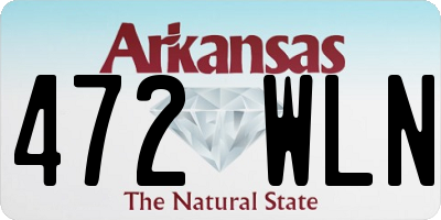 AR license plate 472WLN