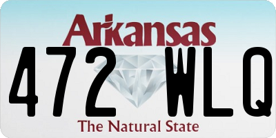 AR license plate 472WLQ