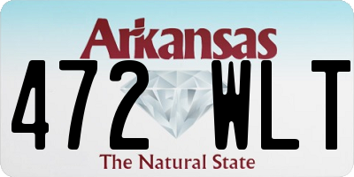 AR license plate 472WLT